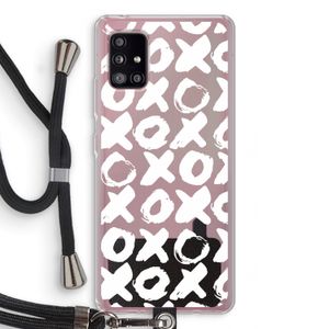 XOXO: Samsung Galaxy A51 5G Transparant Hoesje met koord