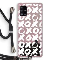 XOXO: Samsung Galaxy A51 5G Transparant Hoesje met koord