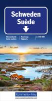 Wegenkaart - landkaart Road maps Zweden | Kümmerly & Frey