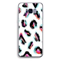 Cheetah color: Samsung Galaxy S8 Plus Transparant Hoesje