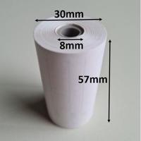 Tachograafrollen 57x30x8 wit 3 stuks