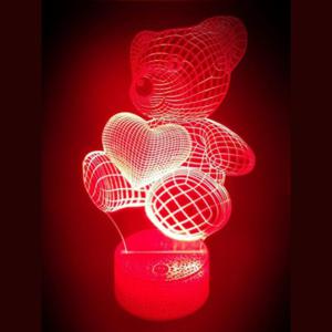 3D LED LAMP - BEER MET HART