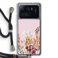 Painted wildflowers: Xiaomi Mi 11 Ultra Transparant Hoesje met koord