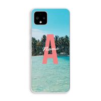 Pacific Dream: Pixel 4 XL Transparant Hoesje