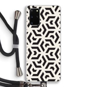 Crazy pattern: Samsung Galaxy S20 Plus Transparant Hoesje met koord