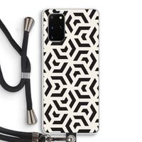 Crazy pattern: Samsung Galaxy S20 Plus Transparant Hoesje met koord
