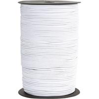 Creativ Company Elastisch koord, dikte 2 mm, wit, 250 m/ 1 rol