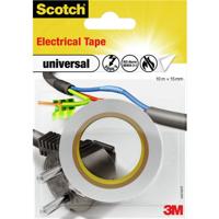 3M universal 4401WHT Isolatietape Scotch Wit (l x b) 10 m x 15 mm 1 stuk(s)