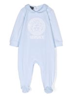 Versace Kids pyjama en coton stretch à motif Medusa Head - Bleu