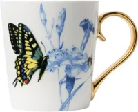 Heinen Delfts Blauw mok keramiek koninginnepage 8.5x9.5cm delfts blauw
