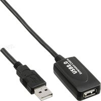 InLine 34605I USB-kabel 5 m USB 2.0 USB A Zwart - thumbnail