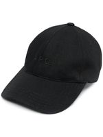 A.P.C. casquette à logo brodé - Noir