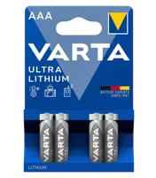 Varta Ultra Lithium AAA 4-pack Batterijen