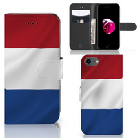 iPhone 7 | 8 | SE (2020) | SE (2022) Bookstyle Case Nederlandse Vlag - thumbnail