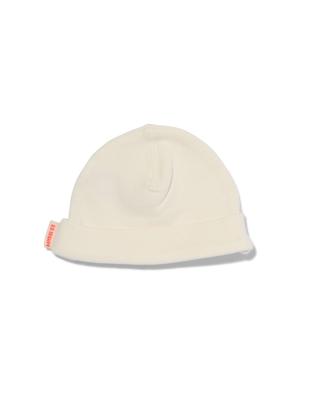 HEMA Newborn muts bamboe rib (wit)