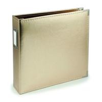 We R Makers • classic leather ring album gold 30,5x30,5cm