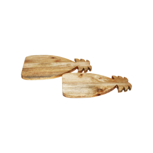 Ananas snijplank - 34x22x2 - Mangohout