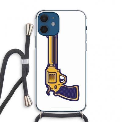 Pew Pew Pew: iPhone 12 mini Transparant Hoesje met koord