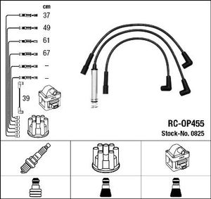 Bougiekabelset RCOP455