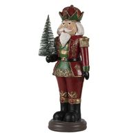 Clayre & Eef Multi Decoratie notenkraker met kerstboom 13*10*32 cm 6PR4745 - thumbnail