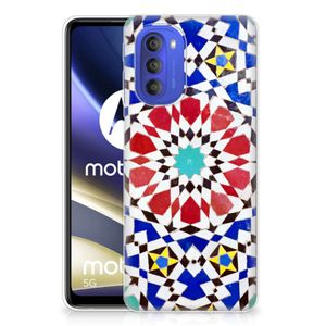 Motorola Moto G51 5G TPU Siliconen Hoesje Mozaïek