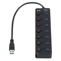 7-poorts USB 3 0 Hi-Speed multi hub-uitbreiding met schakelaar voor PC & laptop