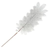 Kunsttak zilverkleurig 79 cm | 24 stuks