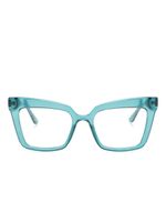 Karl Lagerfeld lunettes de vue à monture papillon - Bleu