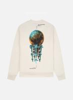Off The Pitch World Sweater Heren Gebroken Wit - Maat XS - Kleur: Gebroken Wit | Soccerfanshop