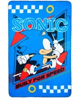 Sonic Built For Speed Fleece deken 100 x 150 cm