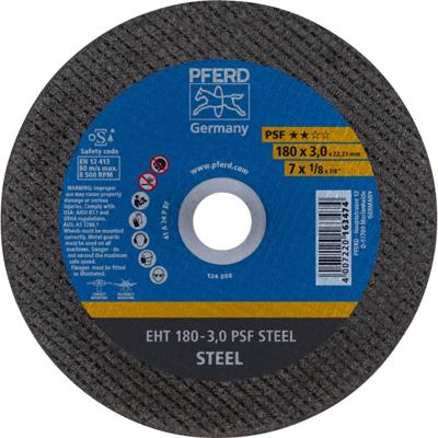 PFERD TOOLS PSF STEEL 61726222 Doorslijpschijf recht 180 mm 25 stuk(s) Staal