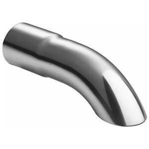 Ulter Sport Uitlaatsierstuk - Rond 50mm Curve - Montage ->50mm - RVS USNX50