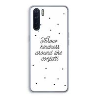 Confetti: Oppo A91 Transparant Hoesje