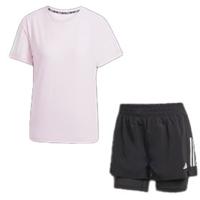 adidas OTR Tee 2in1 Short Set Dames