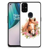 Dierenprint Telefoonhoesje voor OnePlus Nord N10 5G Paard - thumbnail