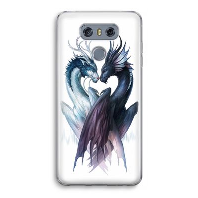 Yin Yang Dragons: LG G6 Transparant Hoesje