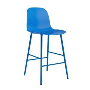 Normann Copenhagen Form Barkruk High 65 cm - Staal - Bright Blue