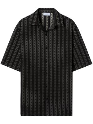 Off-White chemise à rayures - Noir