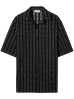 Off-White Arrows striped shirt - Noir - thumbnail