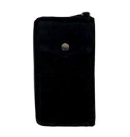 DSTRCT - Portland Road portemonnee zwart Suede