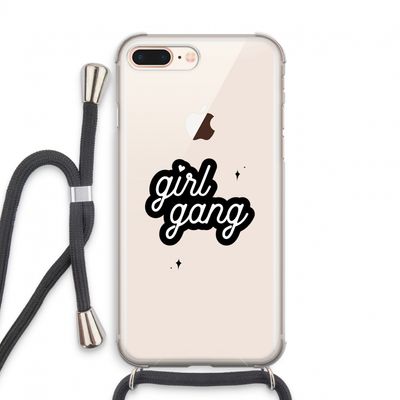 Girl Gang: iPhone 8 Plus Transparant Hoesje met koord