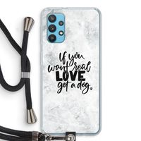 Partner in crime: Samsung Galaxy A32 4G Transparant Hoesje met koord