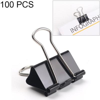 100st 19 mm zwart metalen Clip Notes brief paperclip Office Bind 100st 19 mm zwart metalen Clip Notes brief paperclip Office Bind