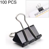 100st 19 mm zwart metalen Clip Notes brief paperclip Office Bind 100st 19 mm zwart metalen Clip Notes brief paperclip Office Bind