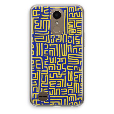 Majorelle Blue Print: LG K10 (2017) Transparant Hoesje