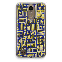 Majorelle Blue Print: LG K10 (2017) Transparant Hoesje