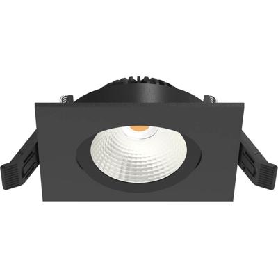 Artdelight Vierkante inbouwspotDublin zwart - DL 15054 ZW