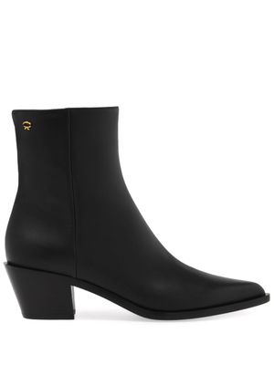 Gianvito Rossi bottines Kinney à bout pointu - Noir