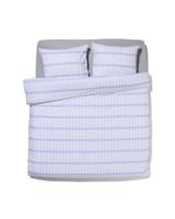 HEMA Dekbedovertrek zacht katoen 240x200/220 blokjes lila (lila)