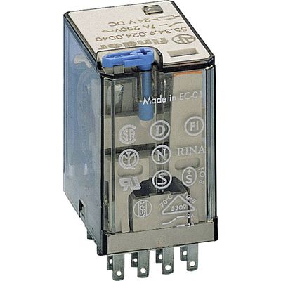 Finder 55.34.9.024.0094 Steekrelais 24 V/DC 7 A 4x wisselcontact 1 stuk(s)